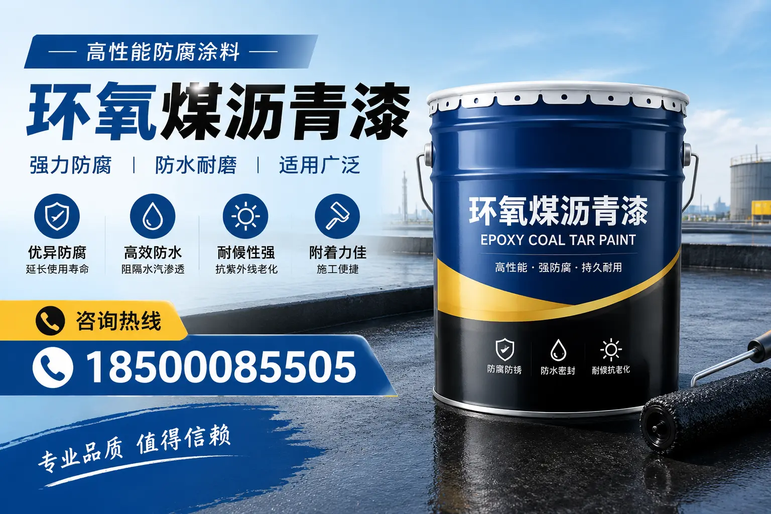 环氧煤沥青漆的主要成分与功能，伊犁用户深度了解